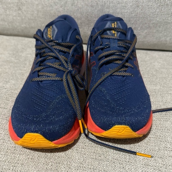 Asics Navy and Crimson Athletic Sneakers